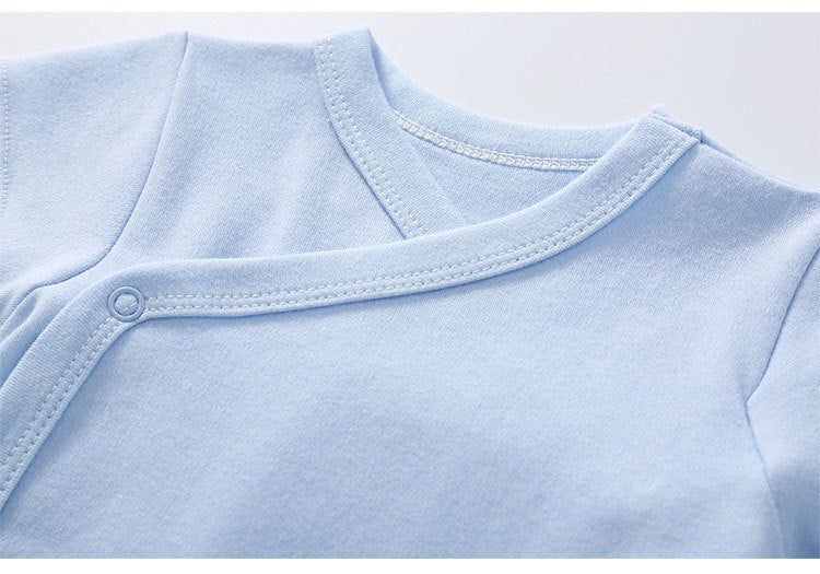 Short-Sleeve Side Snap 100% Cotton Bodysuit (Hosanna)