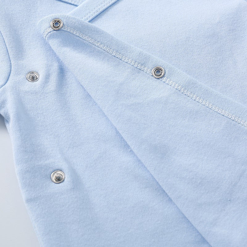 Short-Sleeve Side Snap 100% Cotton Bodysuit (Hosanna)