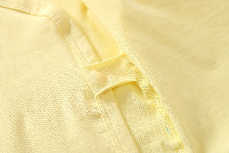 Long-Sleeve Side Snap Bodysuit (Dim Sum)