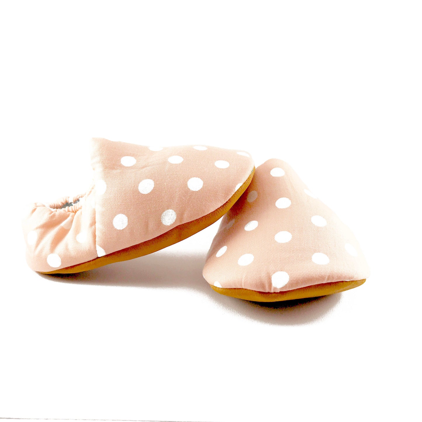 Peach Polkadot Mini Shoes