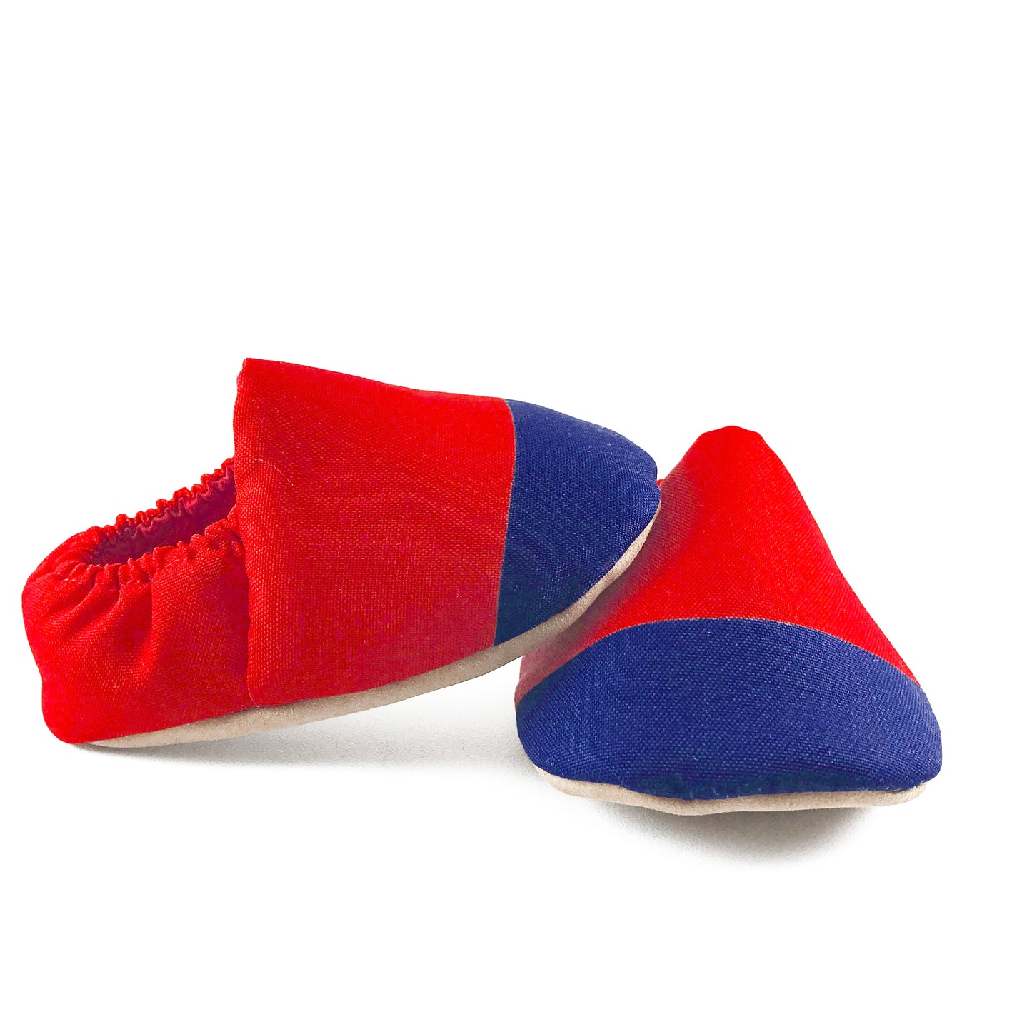 Red Two Tone Mini Shoes